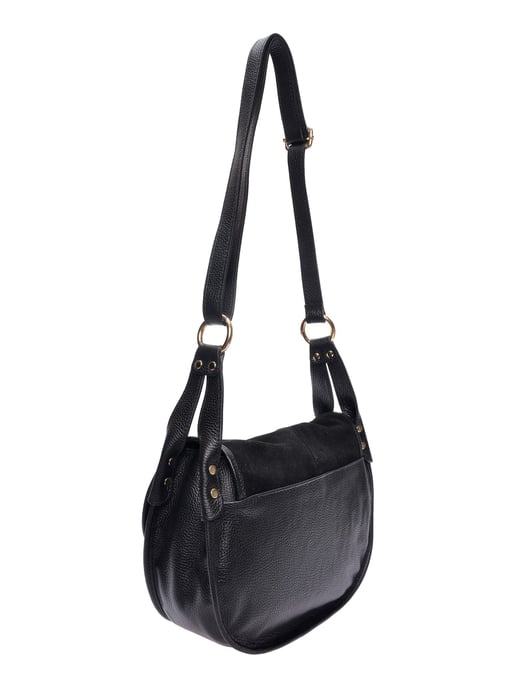 Luisa Vannini Schwarz Rindsledertasche - Image 2