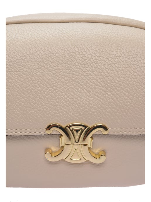 Luisa Vannini Beige Rindsledertasche - Image 3