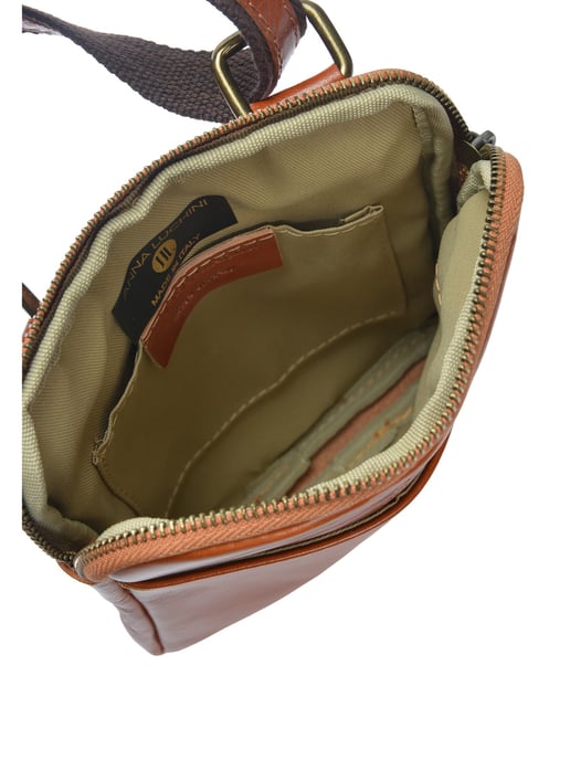Anna Luchini Braun Rindsledertasche - Image 4