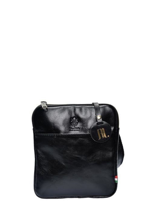 Anna Luchini Schwarz Rindsledertasche - Image 1
