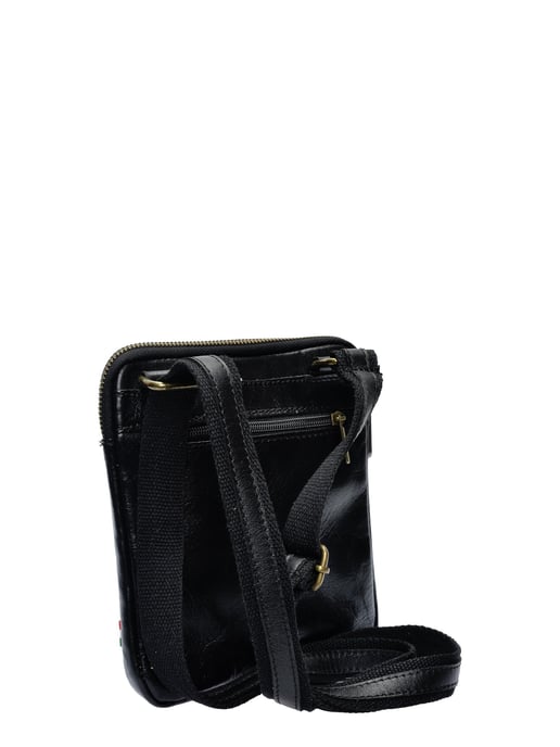 Anna Luchini Schwarz Rindsledertasche - Image 2