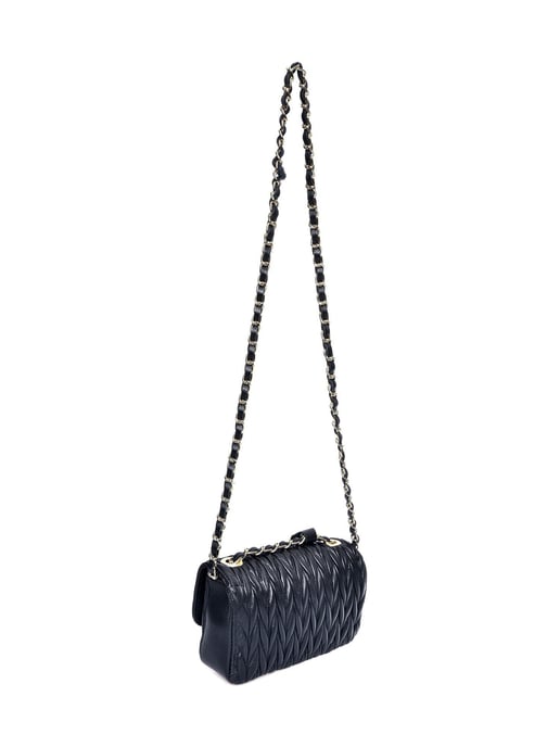 Luisa Vannini Schwarz Rindsledertasche - Image 2