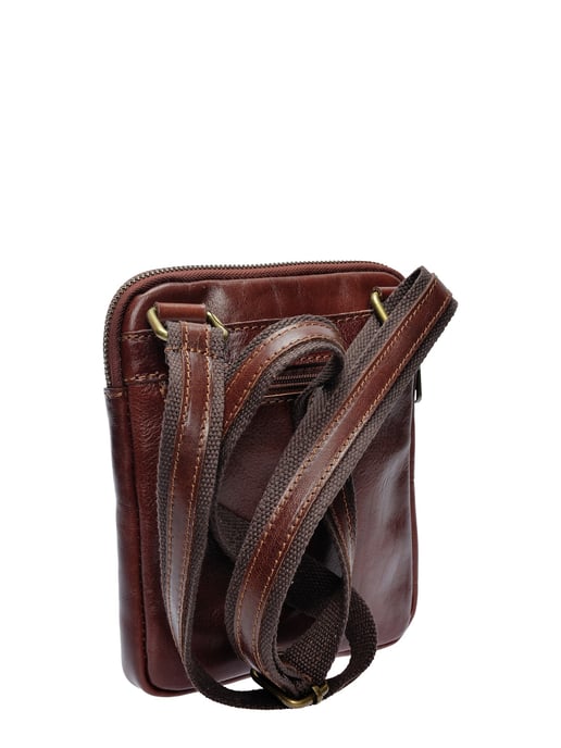 Anna Luchini Kastanienbraun Rindsledertasche - Image 2