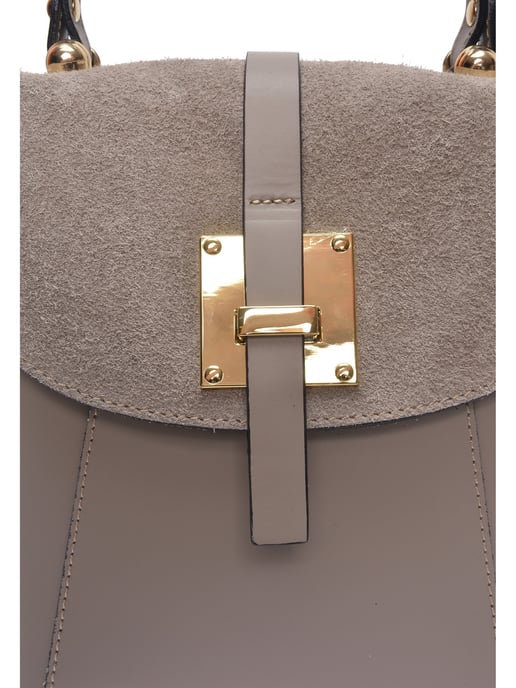 Roberta M Beige Rindsledertasche - Image 3