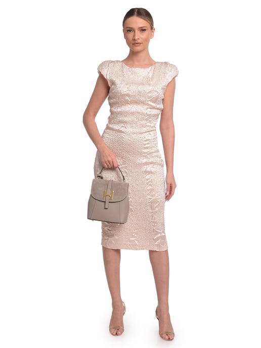 Roberta M Beige Rindsledertasche - Image 5