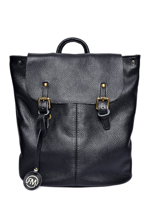 Roberta M Schwarz Rindsledertasche - Image 1