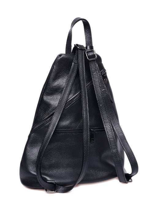 Luisa Vannini Schwarz Rindsledertasche - Image 2