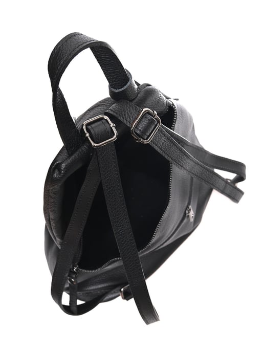Luisa Vannini Schwarz Rindsledertasche - Image 4