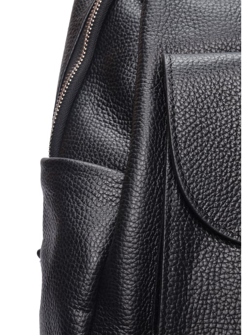 Anna Luchini Schwarz Rindsledertasche - Image 3