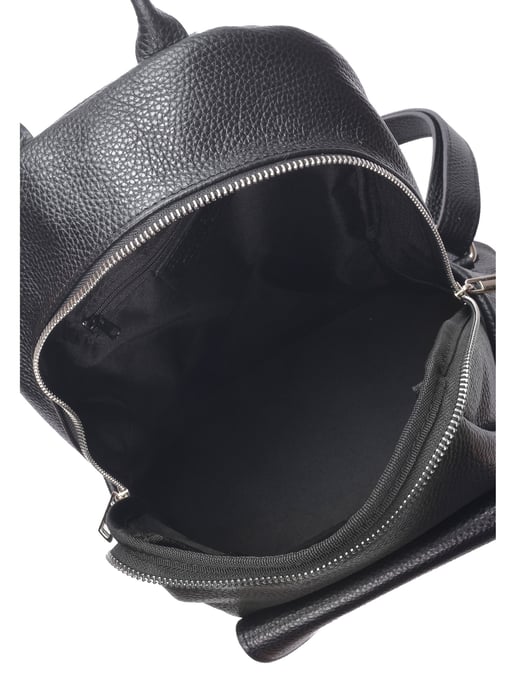 Anna Luchini Schwarz Rindsledertasche - Image 4