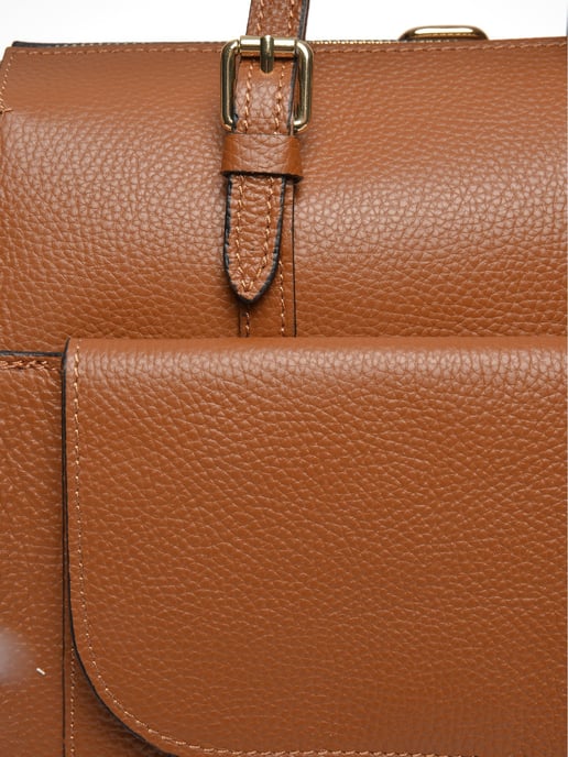 Luisa Vannini Braun Rindsledertasche - Image 3