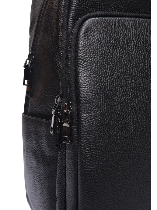 Luisa Vannini Schwarz Rindsledertasche - Image 3