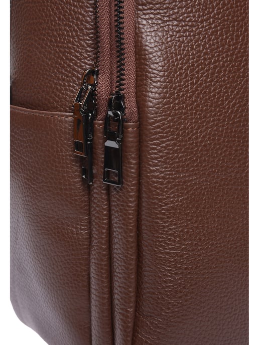 Luisa Vannini Kastanienbraun Rindsledertasche - Image 3