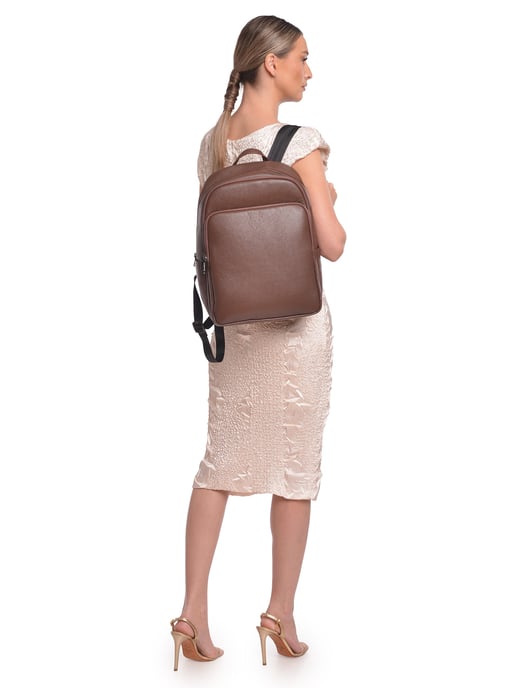 Luisa Vannini Kastanienbraun Rindsledertasche - Image 5