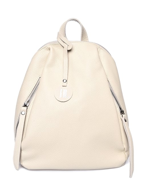 Anna Luchini Beige Rindsledertasche - Image 1