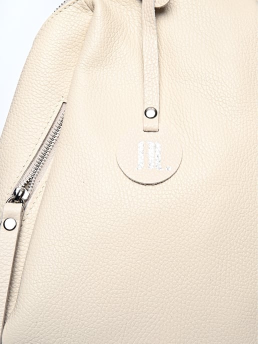 Anna Luchini Beige Rindsledertasche - Image 3