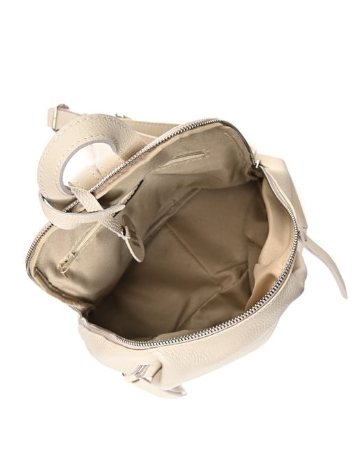 Anna Luchini Beige Rindsledertasche - Image 4