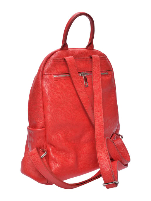 Anna Luchini Rot Rindsledertasche - Image 2