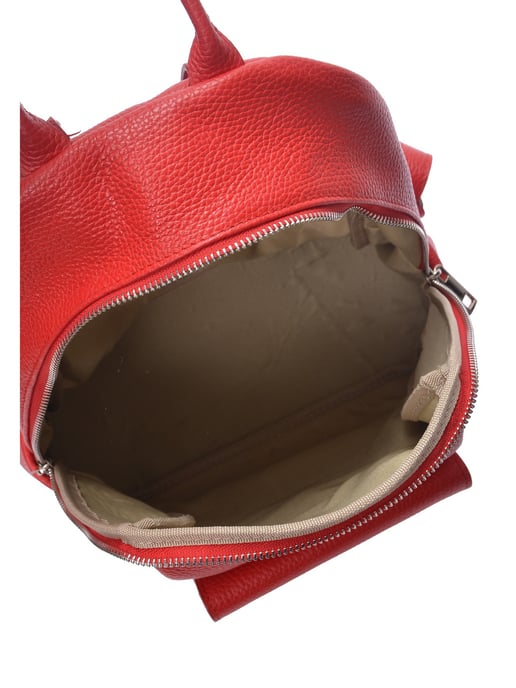 Anna Luchini Rot Rindsledertasche - Image 4