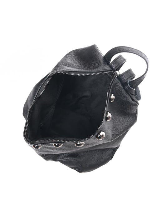 Luisa Vannini Schwarz Rindsledertasche - Image 4