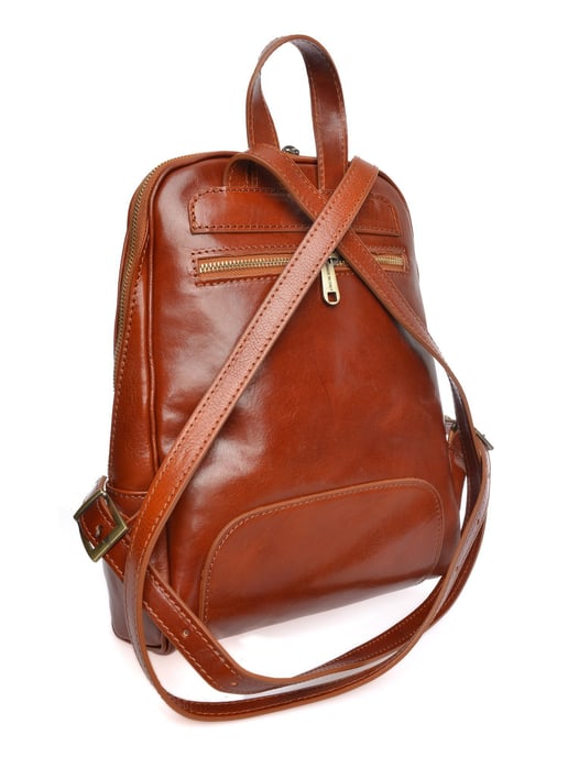 Anna Luchini Braun Rindsledertasche - Image 2