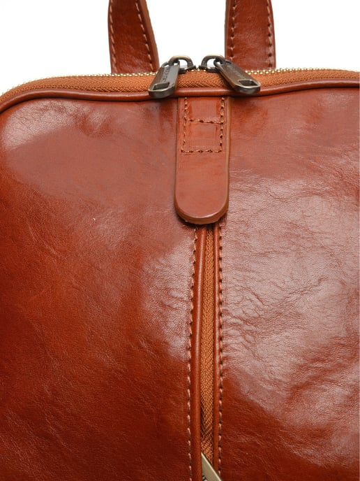 Anna Luchini Braun Rindsledertasche - Image 3