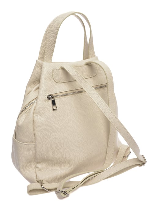 Anna Luchini Beige Rindsledertasche - Image 2