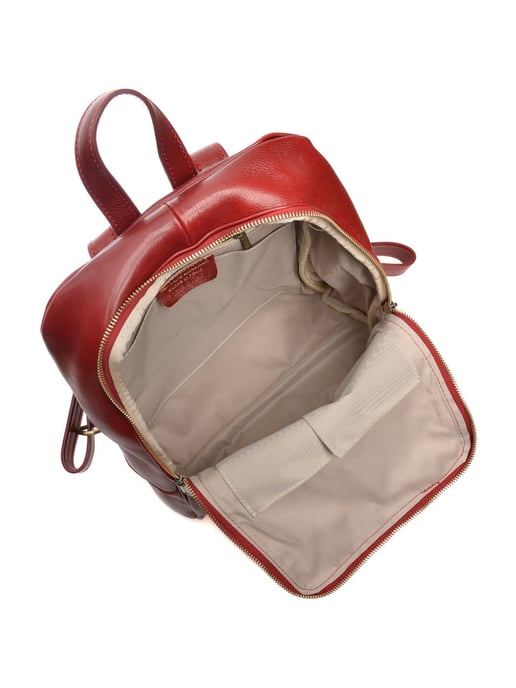 Anna Luchini Rot Rindsledertasche - Image 4