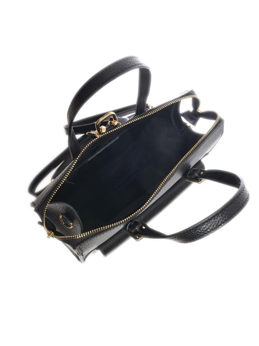 Luisa Vannini Schwarz Rindsledertasche - Image 4