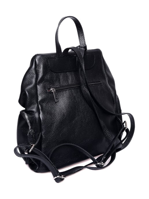 Luisa Vannini Schwarz Rindsledertasche - Image 2