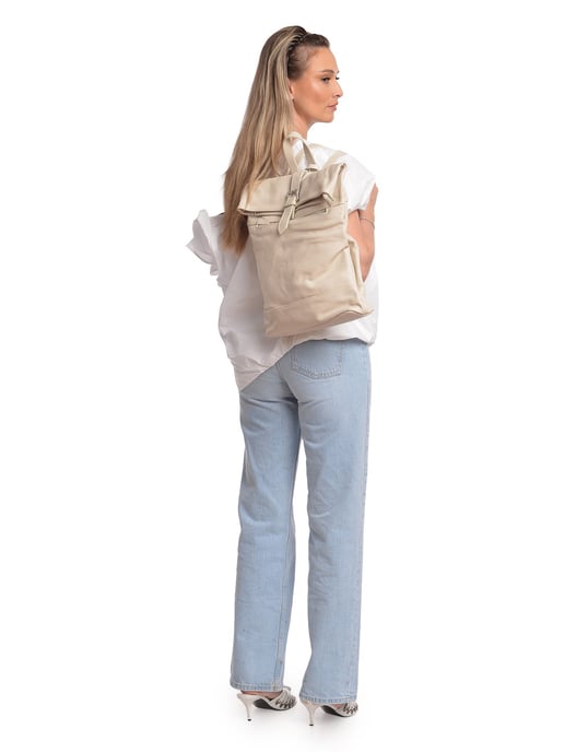 Isabella Rhea Beige Rindsledertasche - Image 5