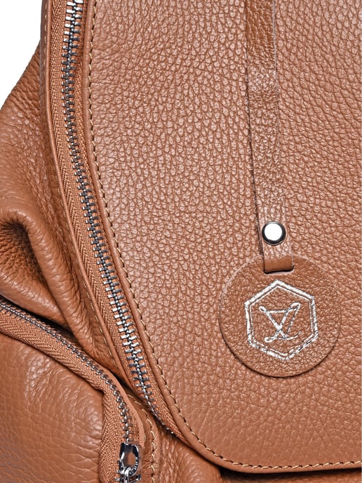 Luisa Vannini Braun Rindsledertasche - Image 3