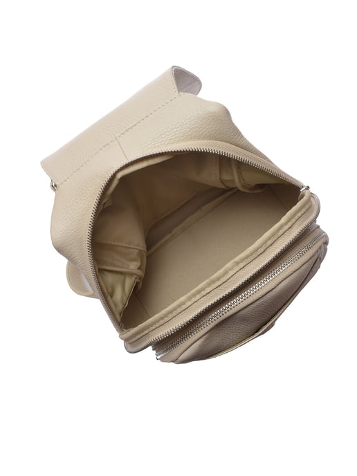 Roberta M Beige Rindsledertasche - Image 4