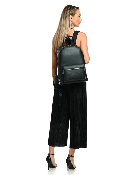Anna Luchini Schwarz Rindsledertasche - Image 5