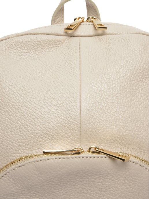 Roberta M Beige Rindsledertasche - Image 3