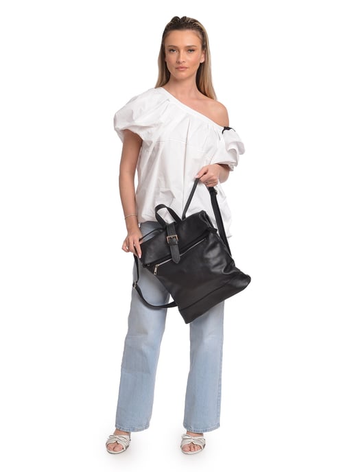 Isabella Rhea Schwarz Rindsledertasche - Image 5