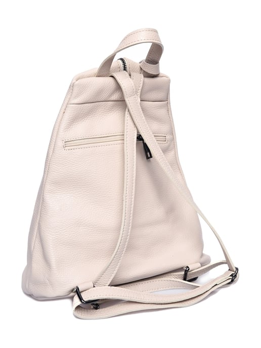 Luisa Vannini Beige Rindsledertasche - Image 2