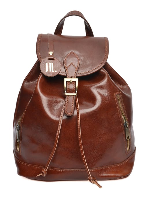Anna Luchini Kastanienbraun Rindsledertasche - Image 1