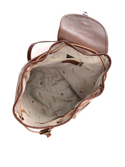 Anna Luchini Kastanienbraun Rindsledertasche - Image 4
