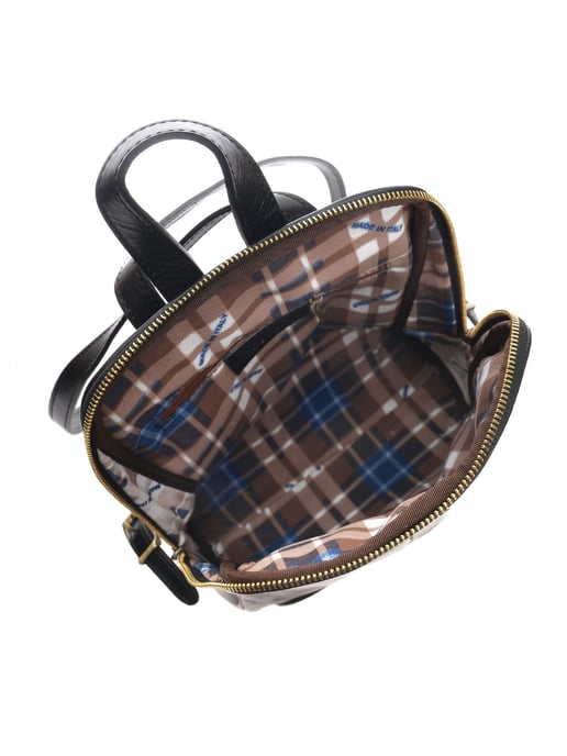 Anna Luchini Schwarz Rindsledertasche - Image 4