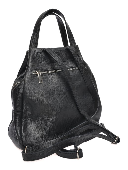 Anna Luchini Schwarz Rindsledertasche - Image 2