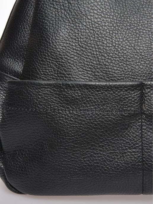 Anna Luchini Schwarz Rindsledertasche - Image 3