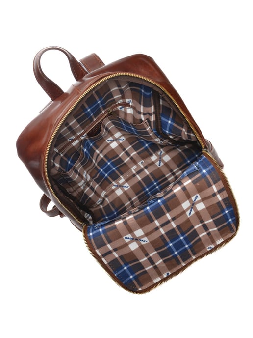 Anna Luchini Kastanienbraun Rindsledertasche - Image 4