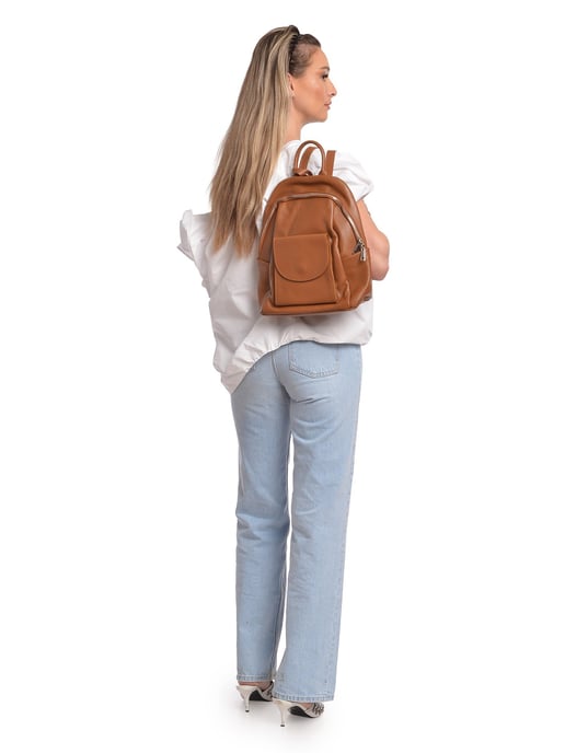 Anna Luchini Braun Rindsledertasche - Image 5