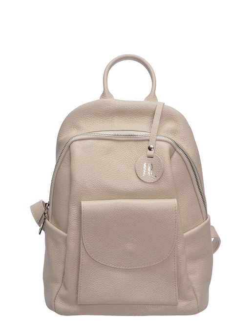 Anna Luchini Beige Rindsledertasche - Image 1