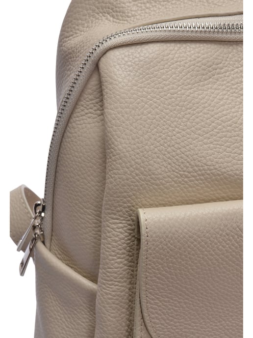 Anna Luchini Beige Rindsledertasche - Image 3