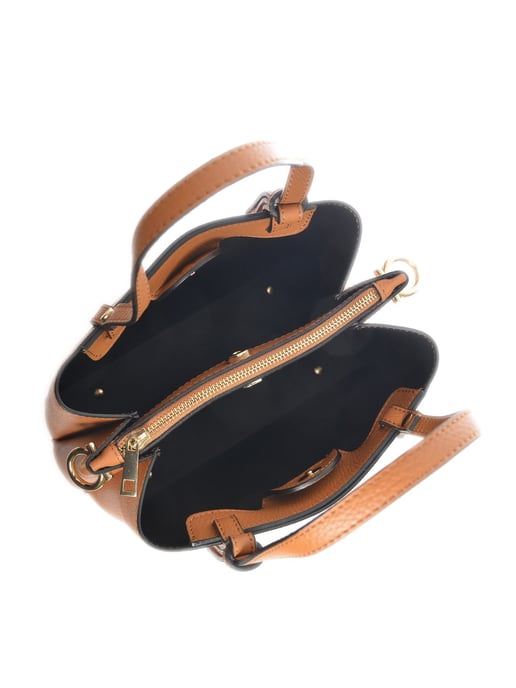 Isabella Rhea Braun Rindsledertasche - Image 4