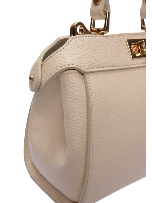 Roberta M Beige Rindsledertasche - Image 3