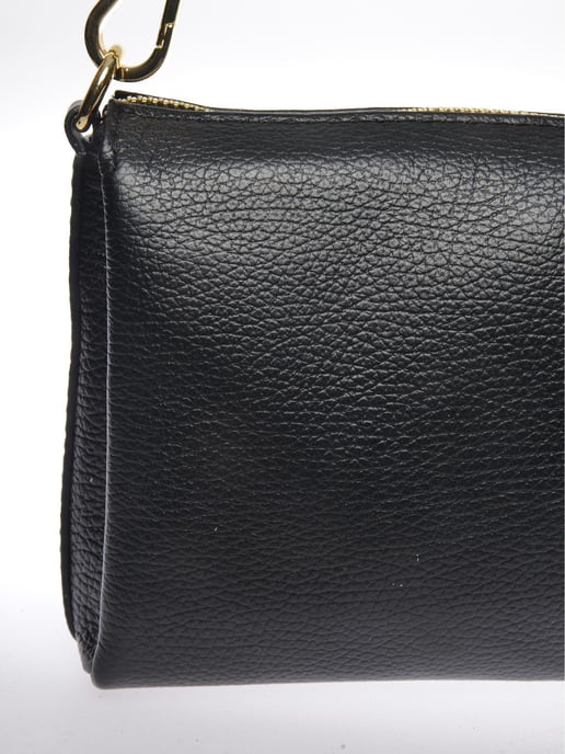 Luisa Vannini Schwarz Rindsledertasche - Image 3