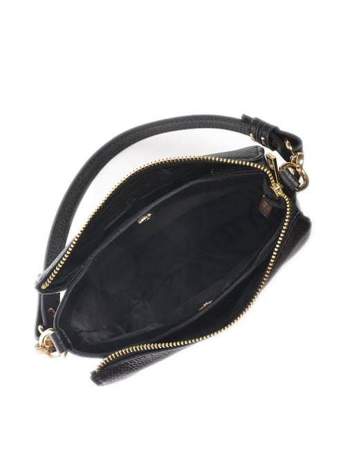 Luisa Vannini Schwarz Rindsledertasche - Image 4